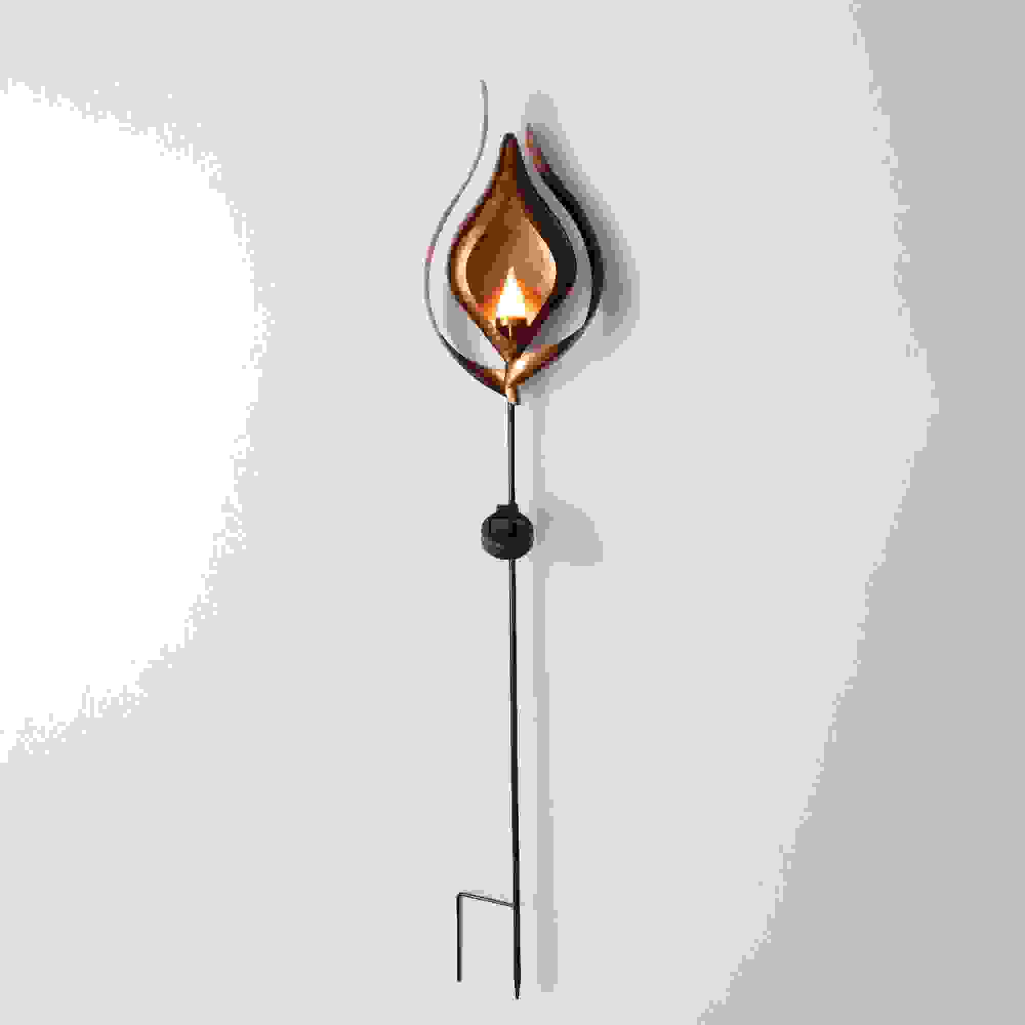 TORCH FLAME LED GARDEN STAKE