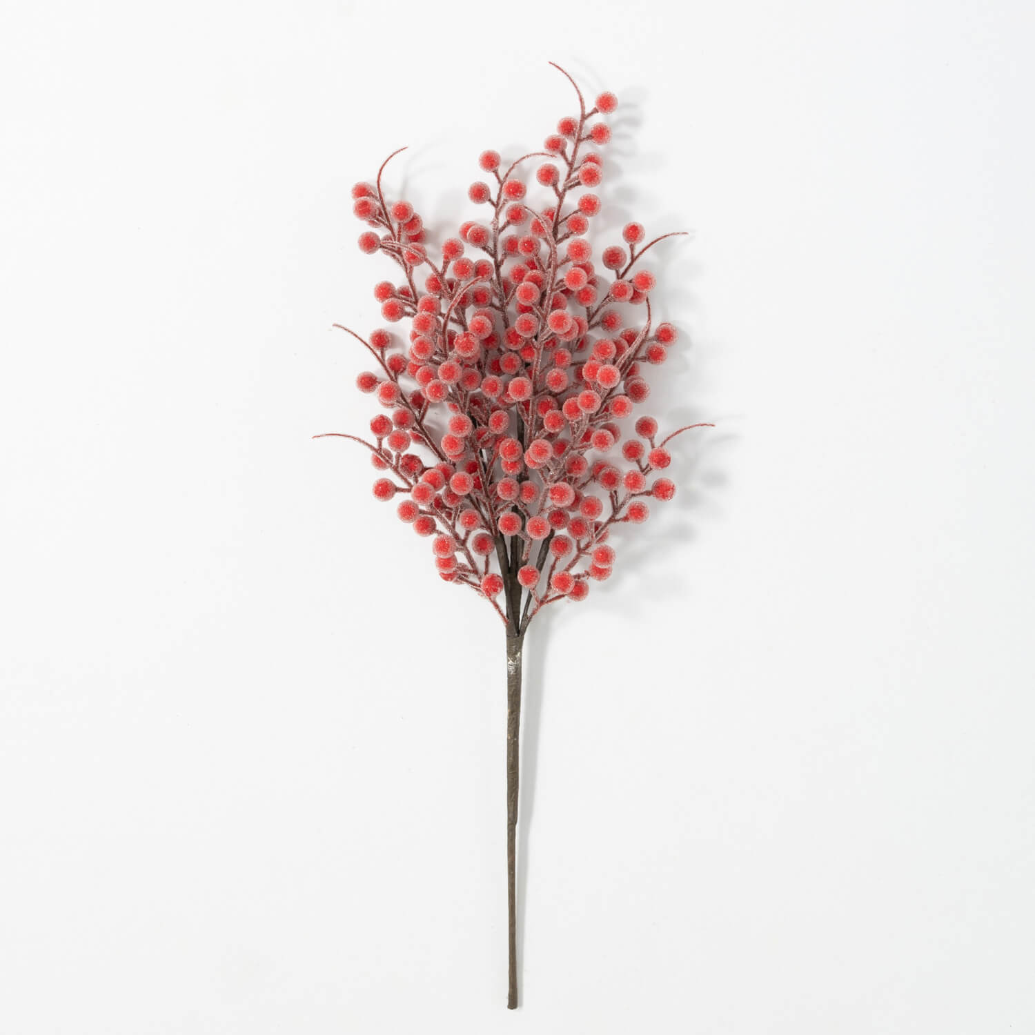 Wholesale Frosted Berry Stem, Stems Red Berries