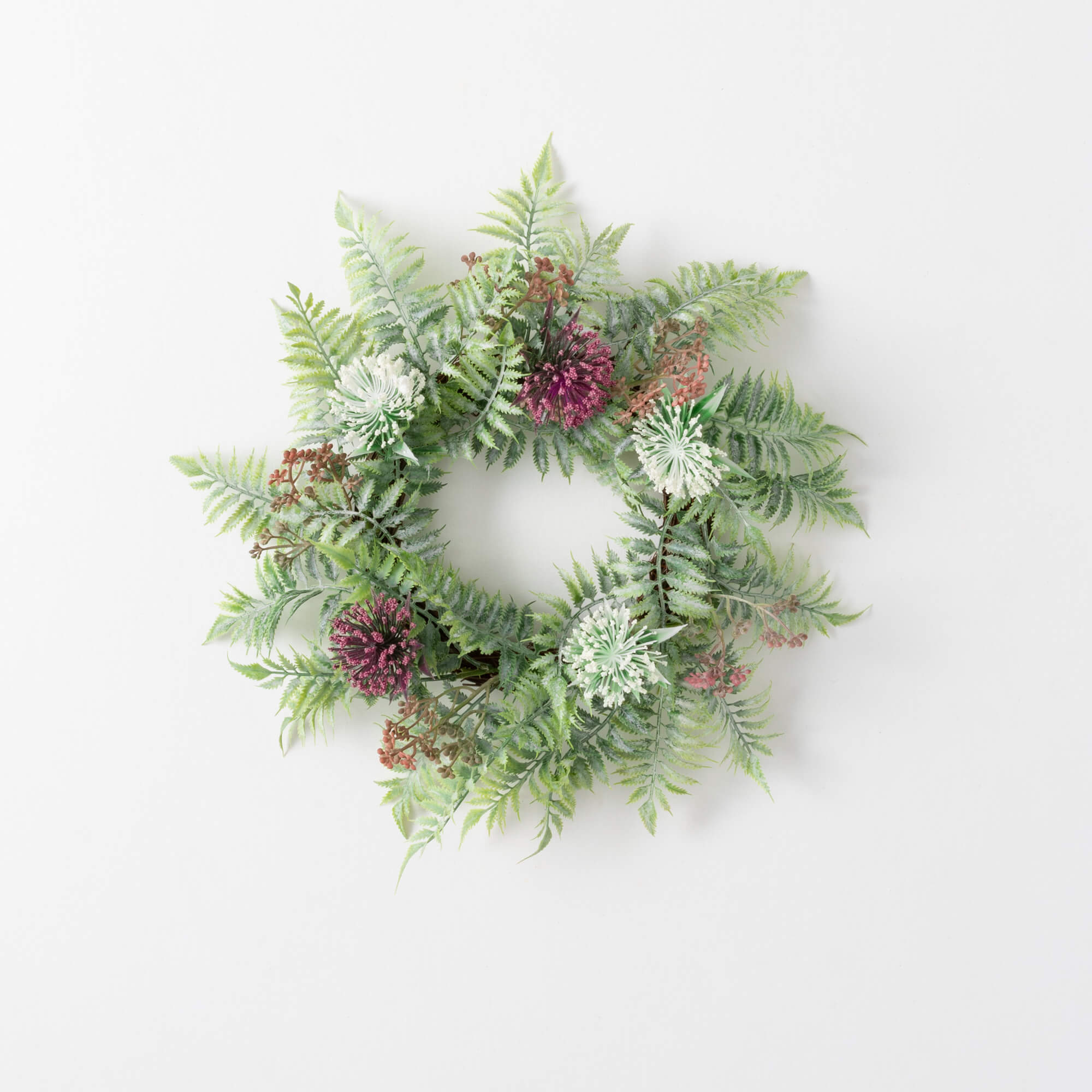 6.5" MIXED GREENERY RING