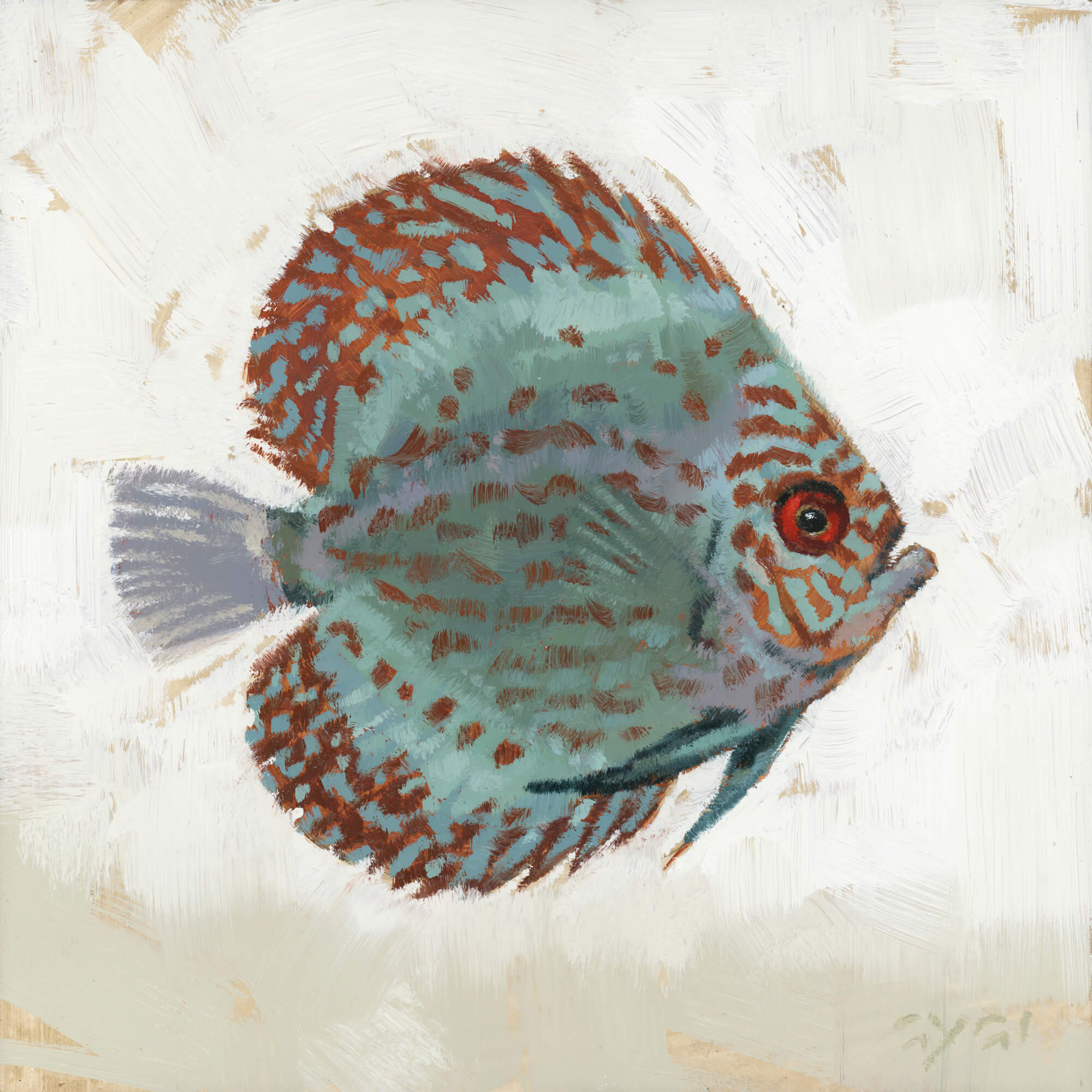 ANGEL FISH GICLEE WALL ART