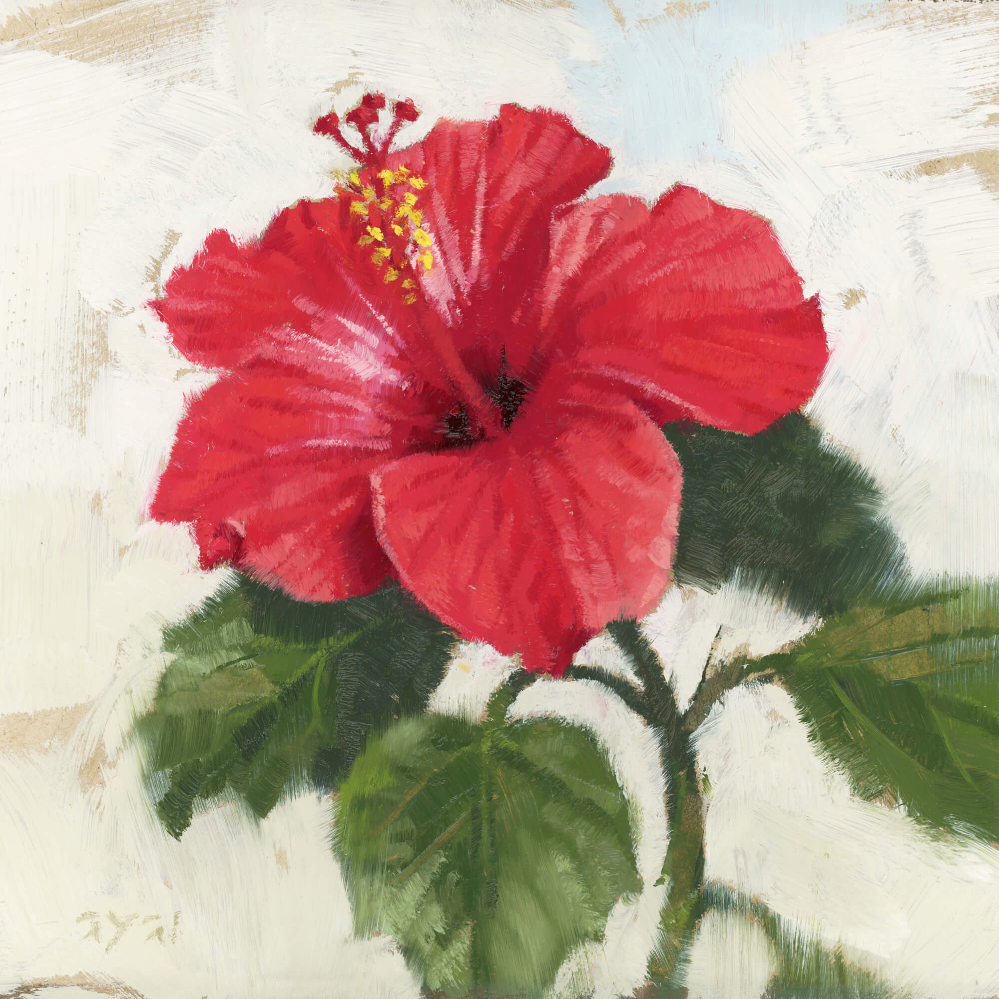 HIBISCUS GICLEE WALL ART
