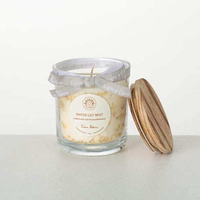 SMALL WATERLILY MIST CANDLE