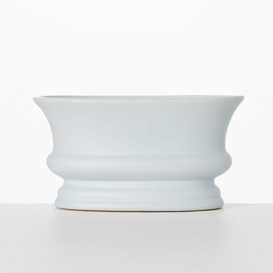 SOFT BLUE MODERN MATTE PLANTER