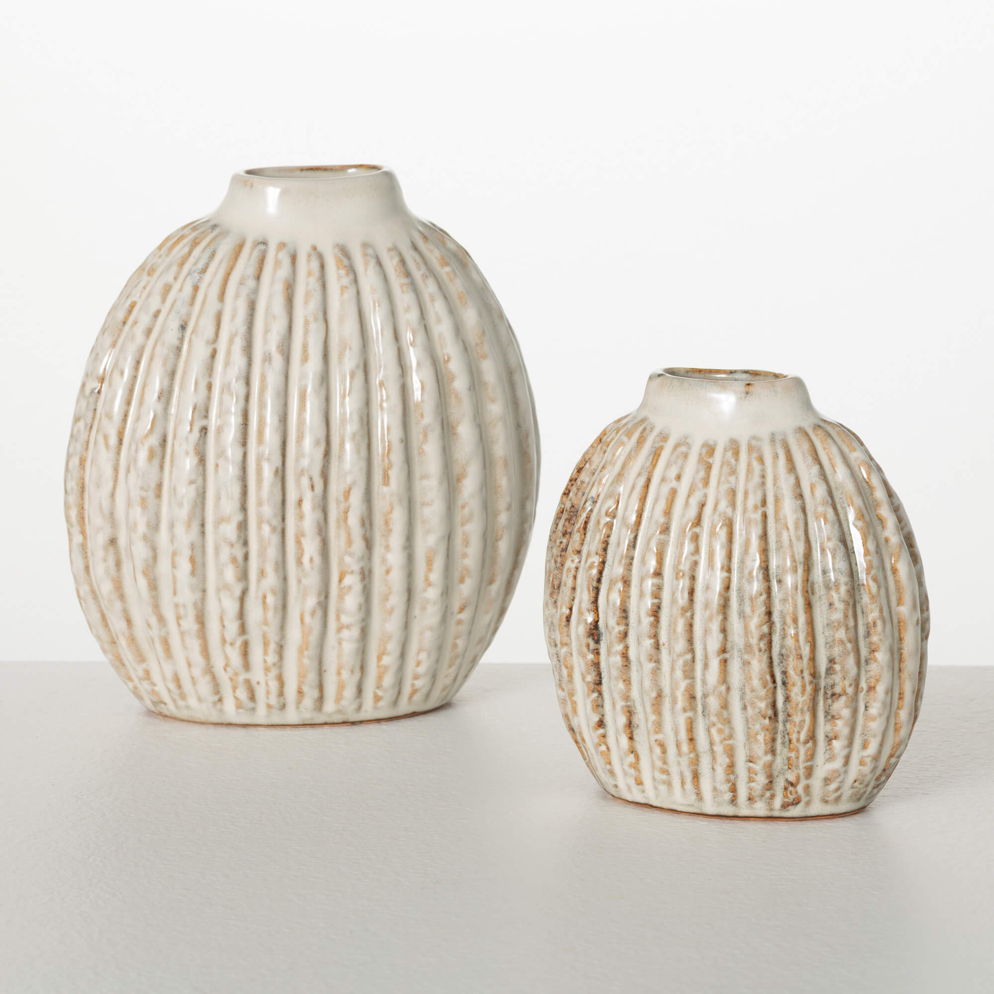 RIBBED VASE Set 2