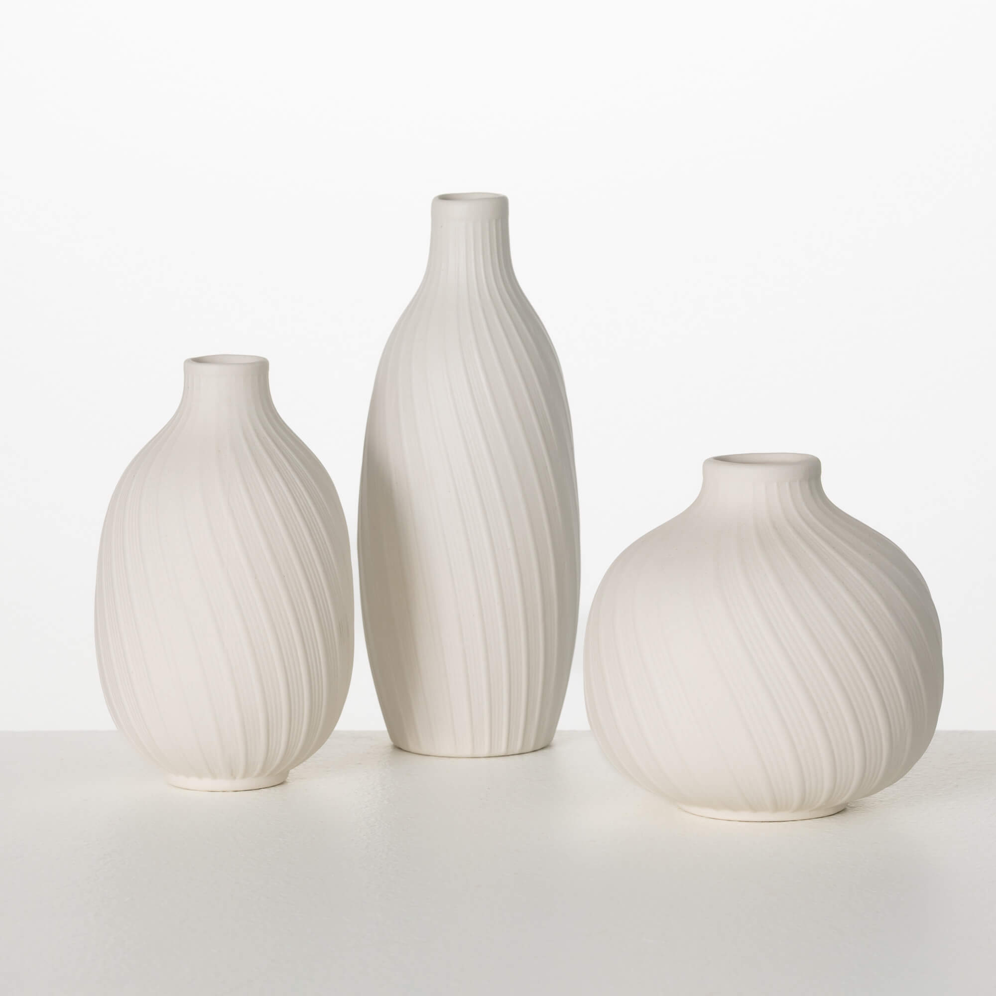 SWIRLED VASE Set 3