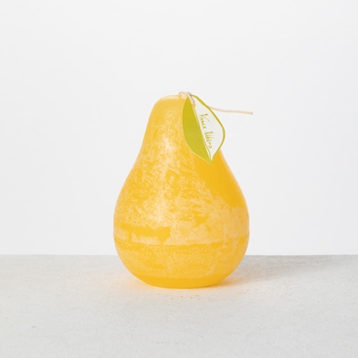 WARM YELLOW TIMBER PEAR CANDLE