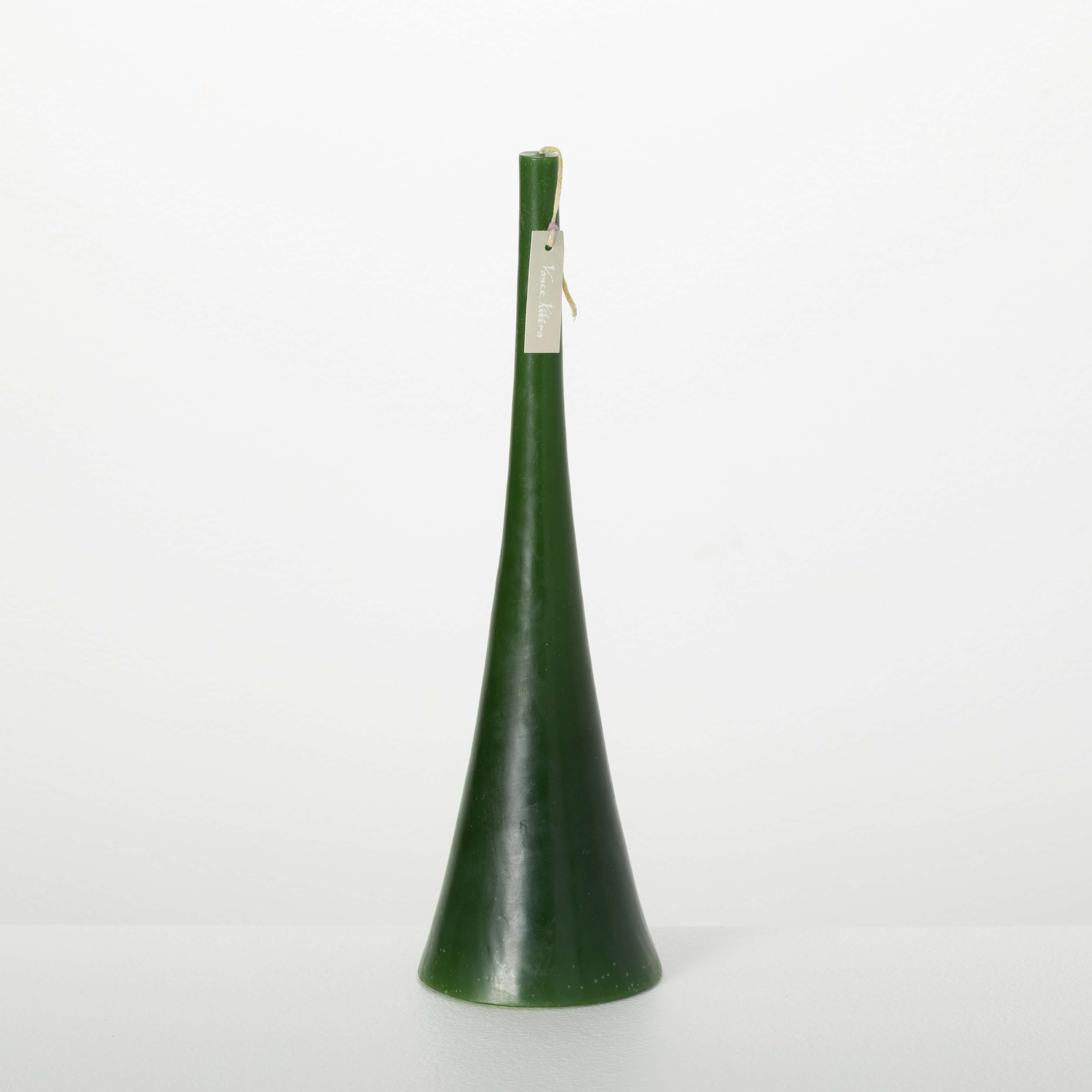 ELEGANT GREEN TRUMPET CANDLE