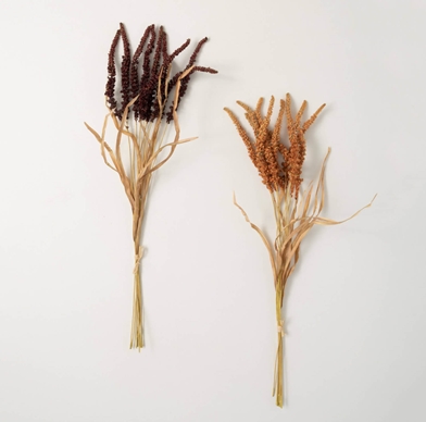 FAUX DRIED FALL MILLET SPRAYS