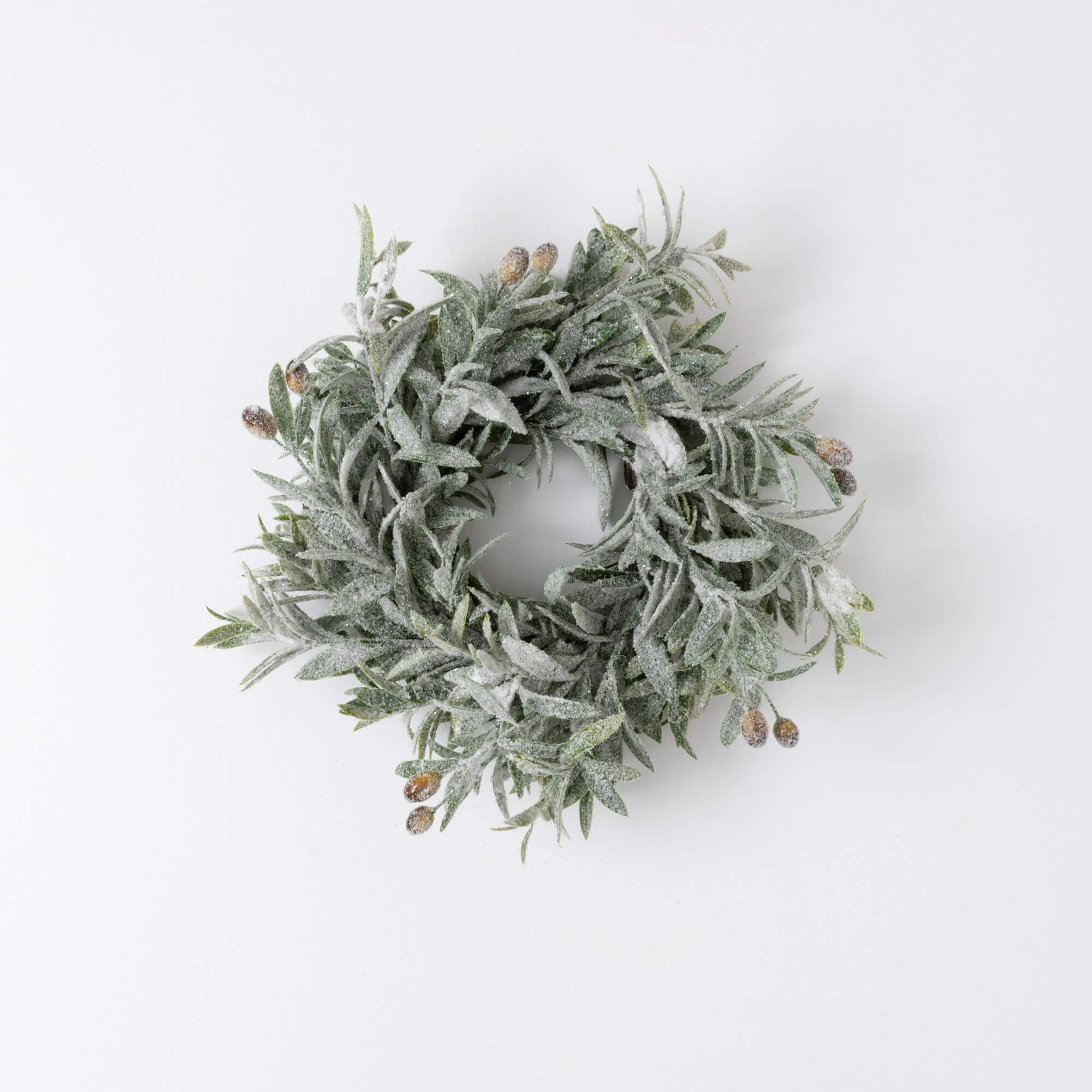 6.5" FROSTED OLIVE RING