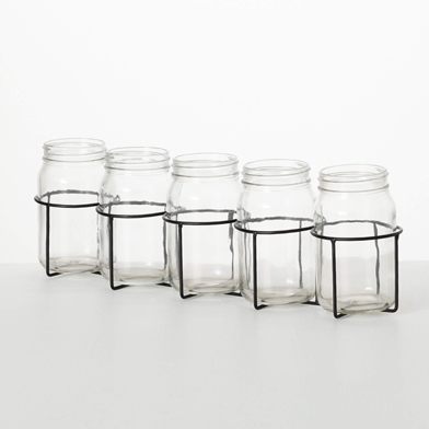 CONNTECTED MASON JAR VASE SET