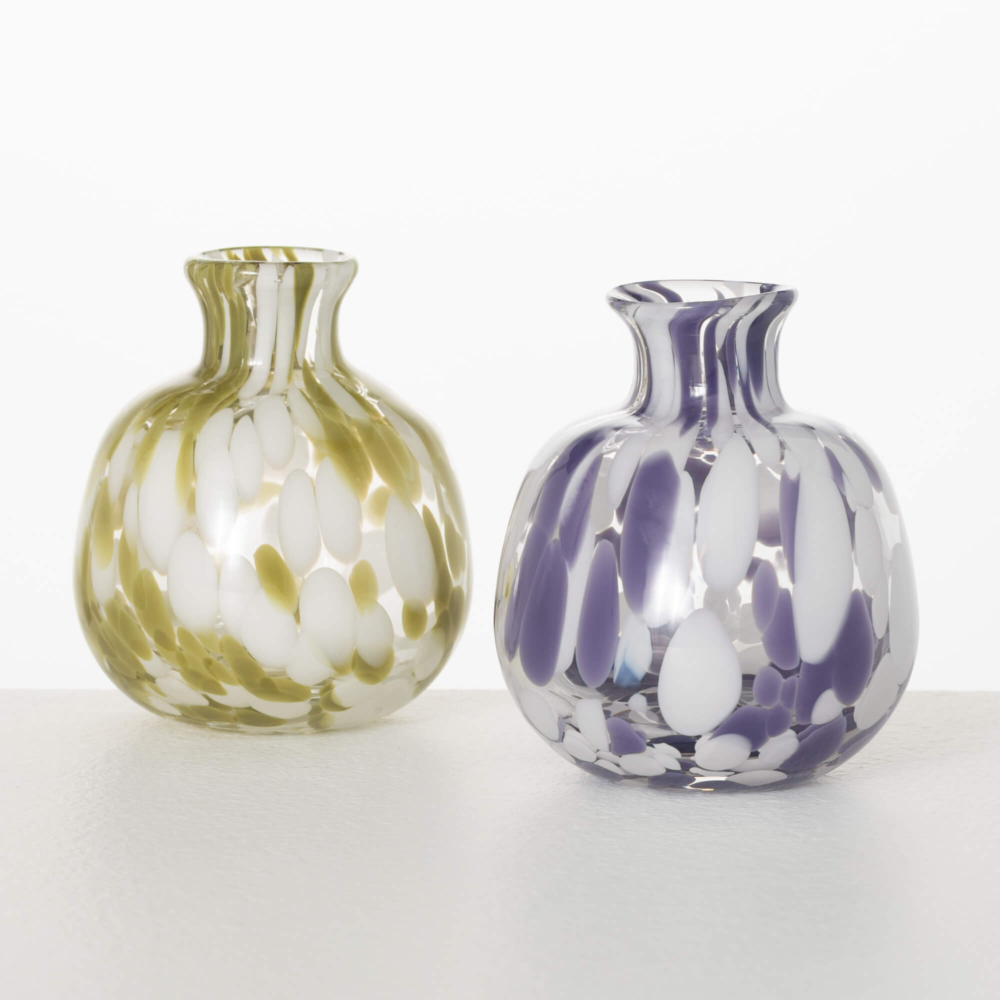 SPECKLED BUD VASE Set 2