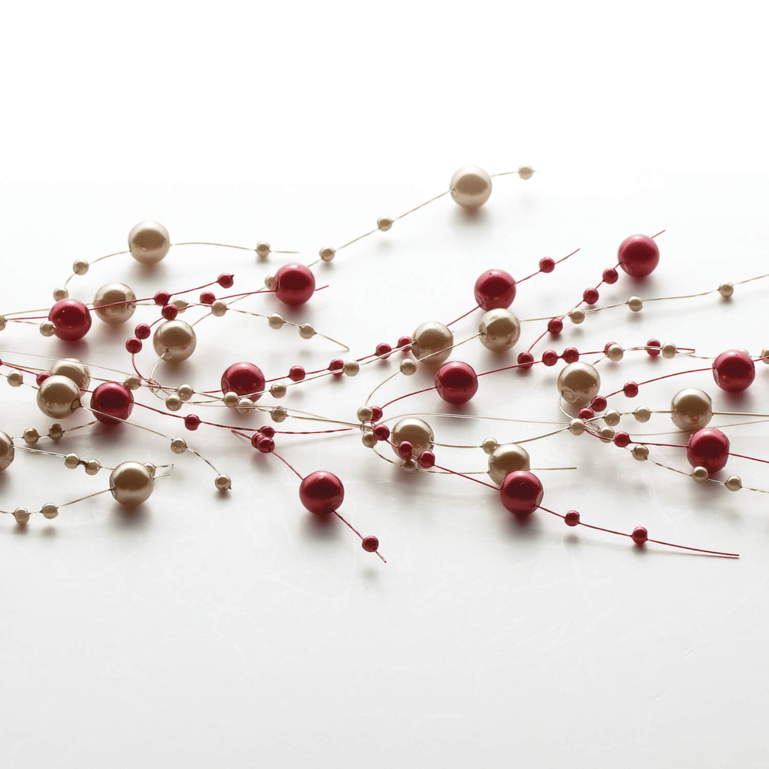 Beaded Garland Dark Red/Green SULLIVAN