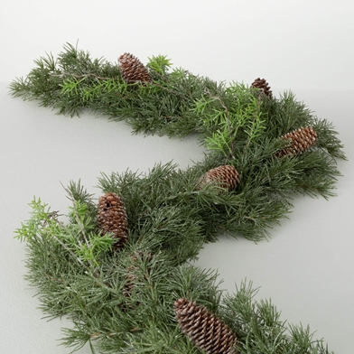 SOFT TOUCH DUSTED PINE GARLAND