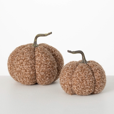 CARAMEL BOUCLE PUMPKIN SET 2