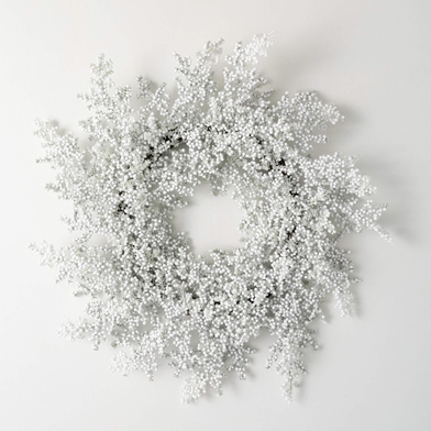 FROSTED JUNIPER BERRY WREATH