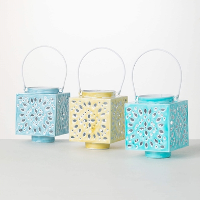 MEDITERRANEAN PIERCED LANTERNS