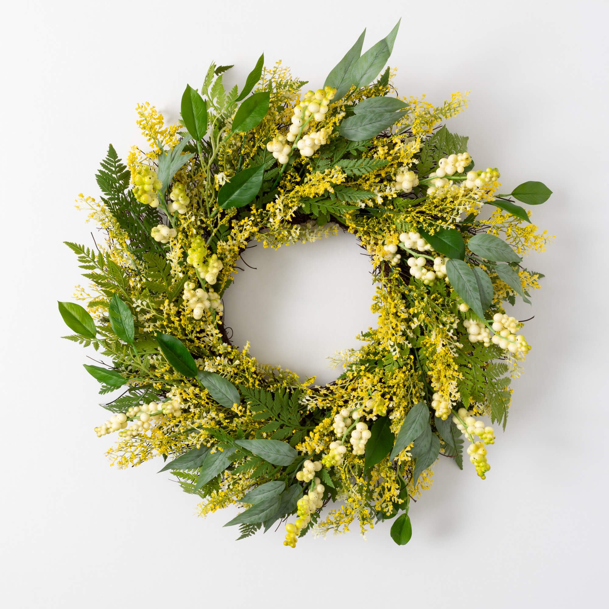 MIXED YELLOW WREATH