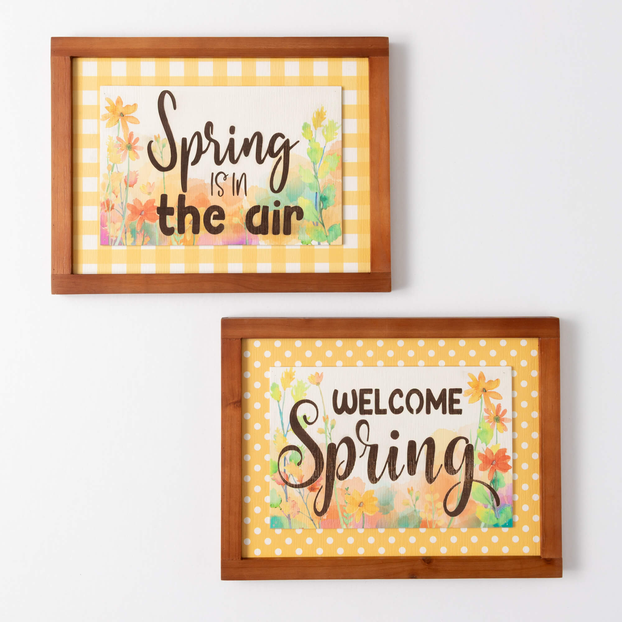 SPRING WALL DECOR Set 2