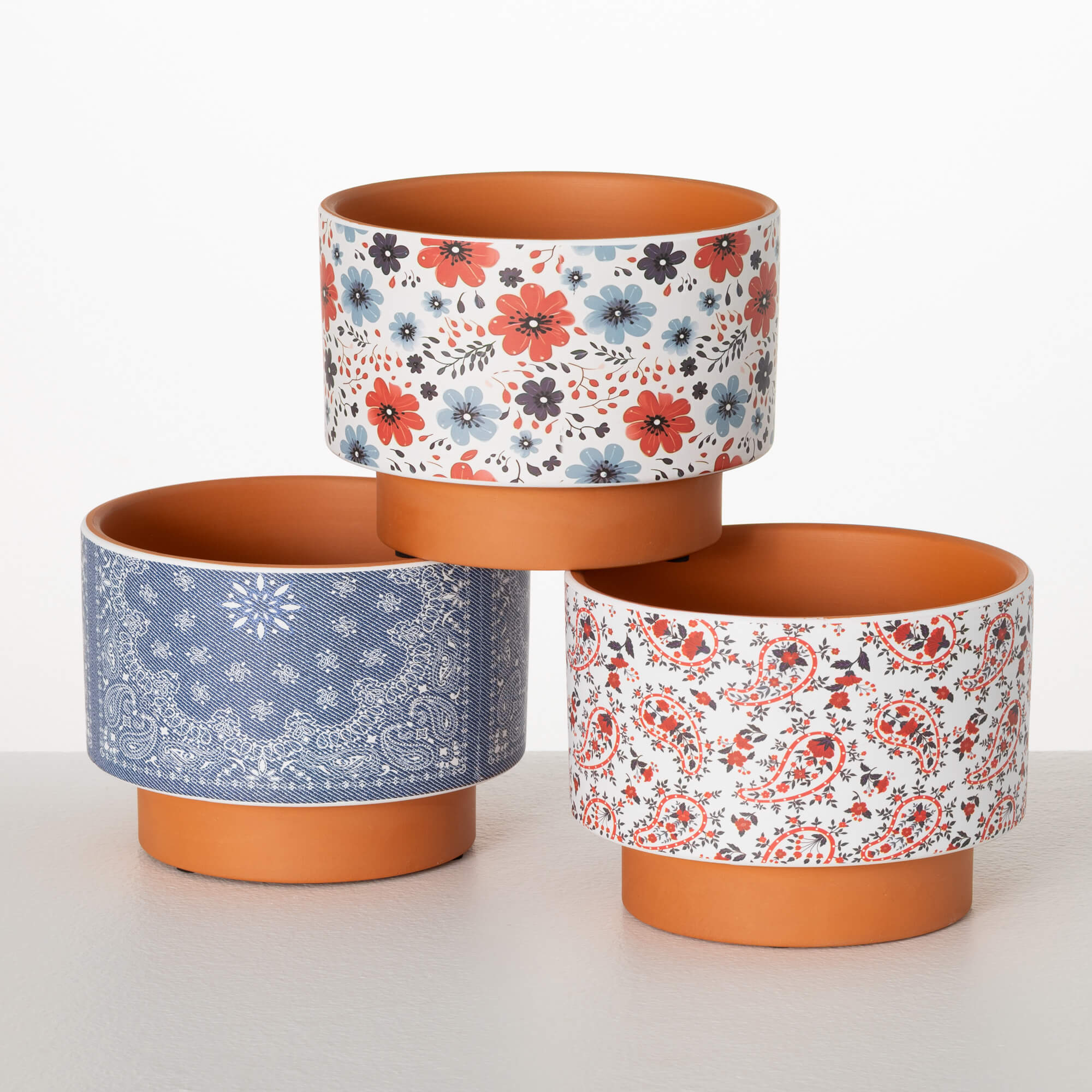 PATRIOTIC PLANTER Set 3