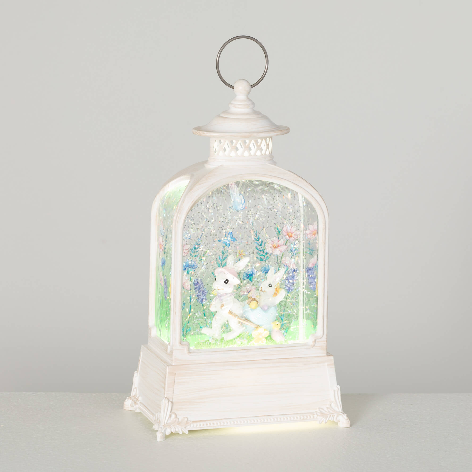 LED BUNNY SHIMMER LANTERN