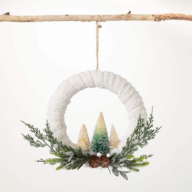 OVERSIZED TREE WREATH ORNAMENT