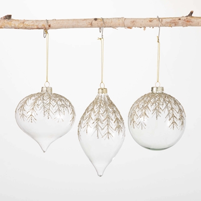 Glass Peacock Ball/Finial/Onion Ornament - Item 104055