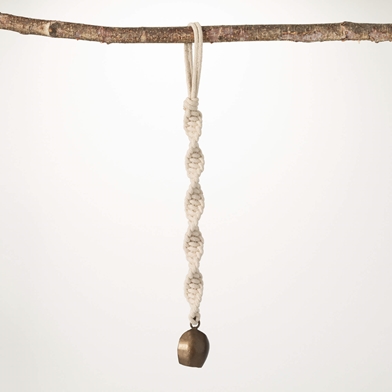 BRONZE & ROPE BOHO BELL