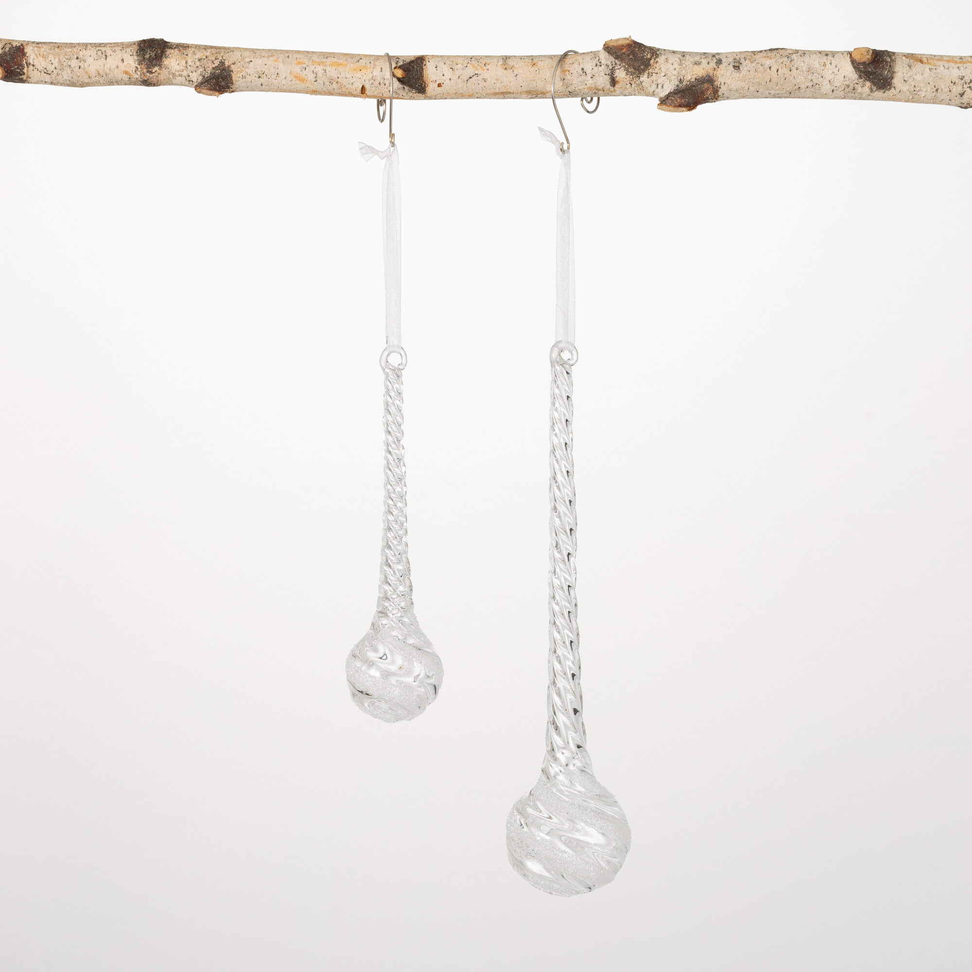 SWIRLING CRYSTAL DROP ORNAMENT