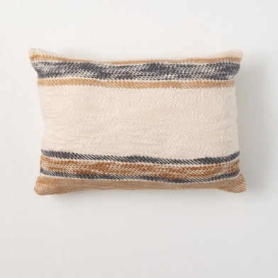 RUSTIC LINEN CREAM PILLOW