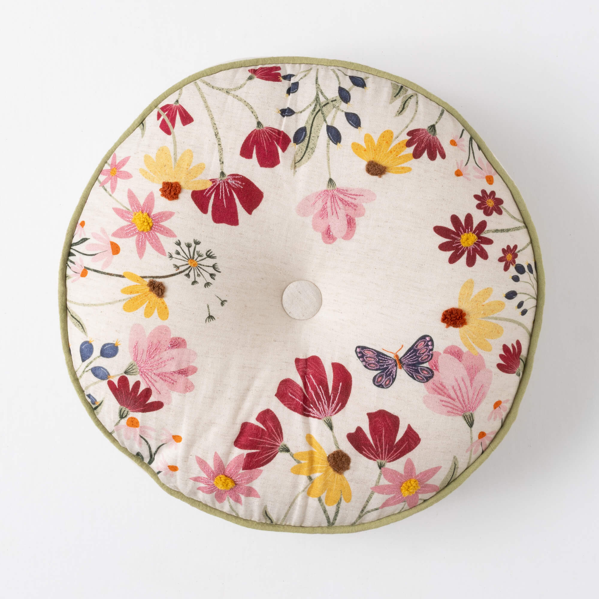 ROUND TUFTED PILLOW