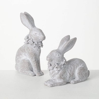 WHITEWASHED RESTING BUNNIES