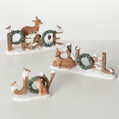 CHRISTMAS TEXT ANIMAL BLOCKS