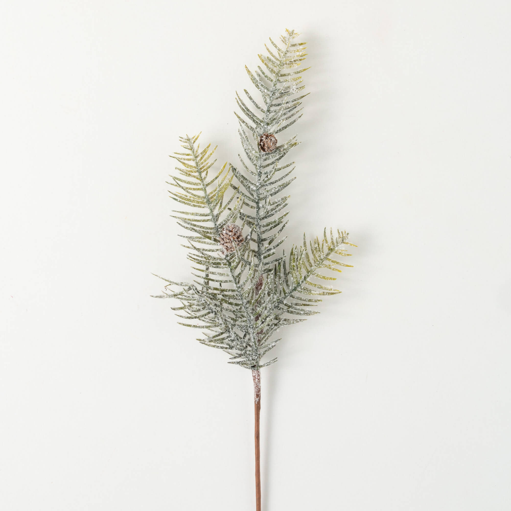 SNOWY GREEN YELLOW PINE SPRAY