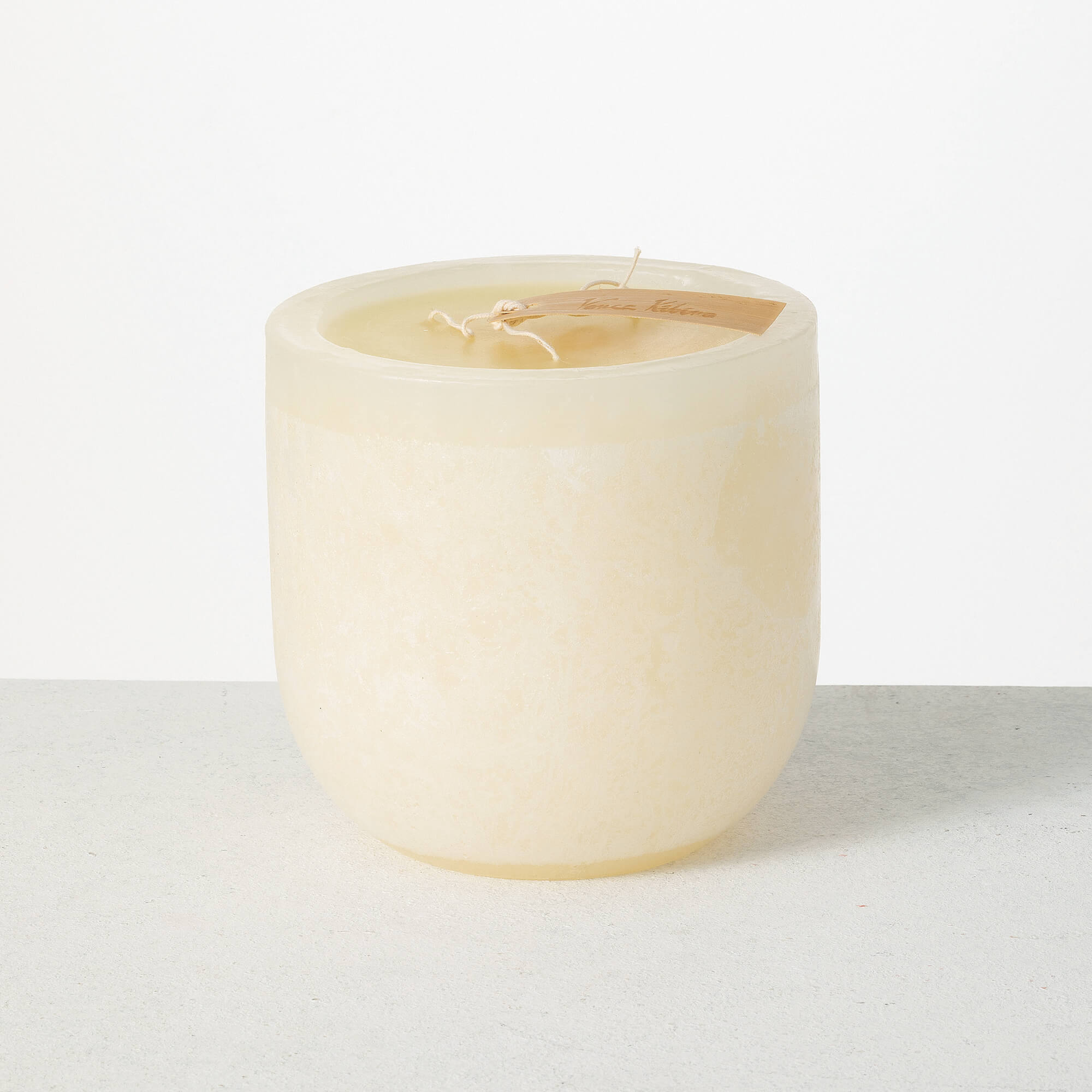 6" MELON WHITE TIMBER GOBLET