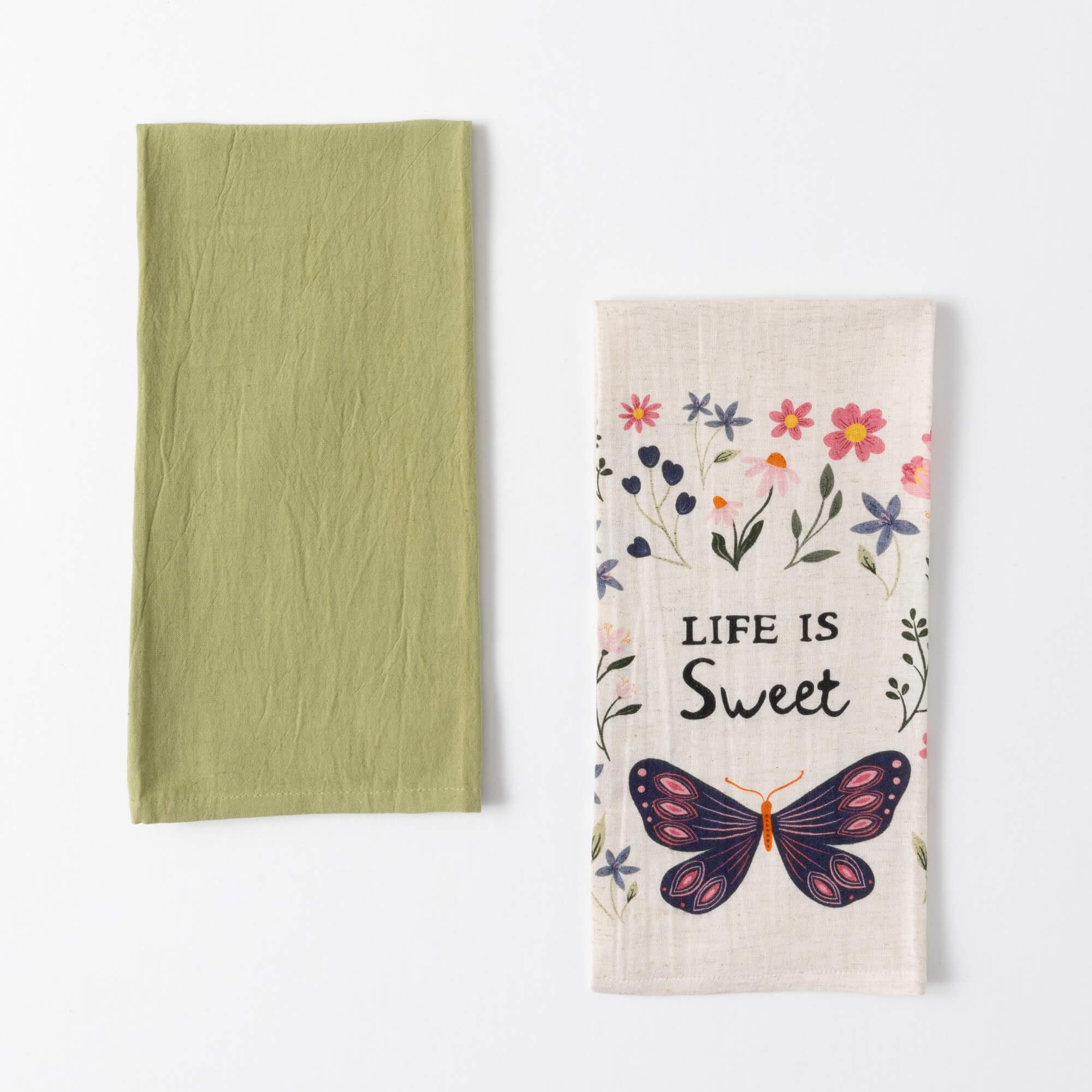 BUTTERFLY TEA TOWEL Set 2