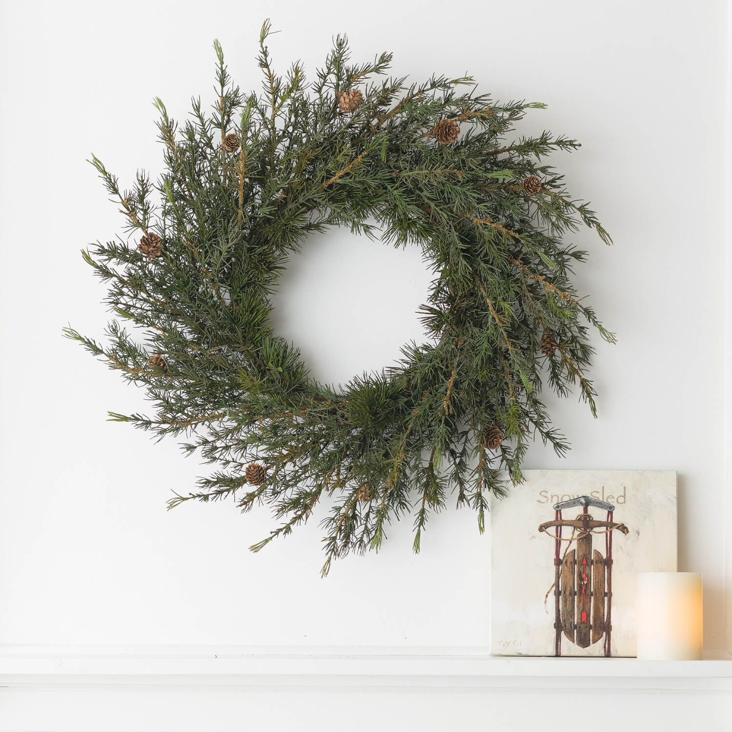 Wholesale Pine Wreath, Pine Green Wreaths | Sullivans