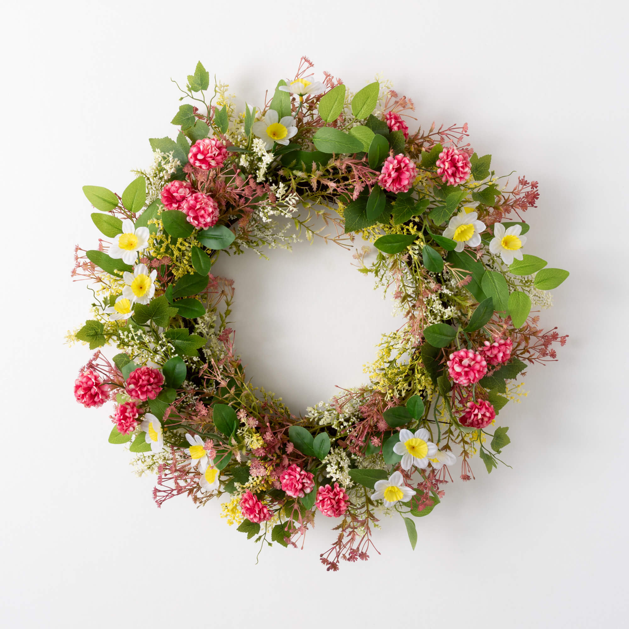 MIXED FLORAL WREATH